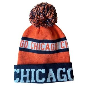 Adult Chicago Bears NFL Pom Pom Beanie